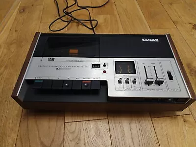 Vintage Sony Tapecorder Tc 134sd Cassette Player / Tape Recorder • £45