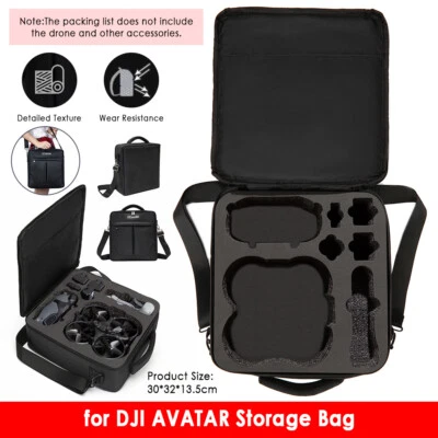 $28.89 • Buy Carrying Case Storage Bag Shoulder Bag For DJI Avata Combo RC Drone Accessories