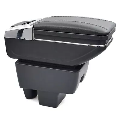 Car Armrest Arm Rest Centre Console Storage Box For Skoda Rapid 2013 - 2018 • $48.49