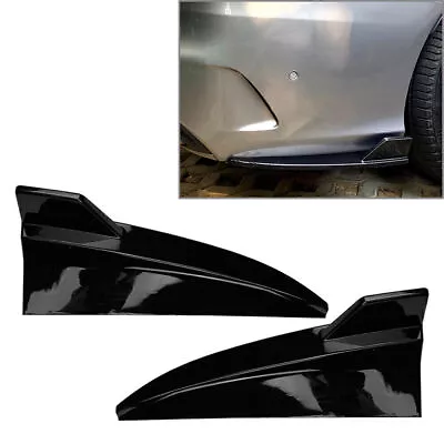 Rear Bumper Canard Splitter Side Vent Kit Fit Mercedes-Benz C-Class S205 C200 • $62.44