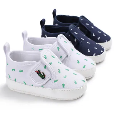 Newborn Baby Boy Girl Pram Shoes Infant Casual Shoes Toddler Pre Walker Trainers • £4.99