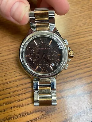 Michael Kors MK - 5695  Two Tone Wrist Watch (NEEDS BATTERY) PRELOVED! • $34.99