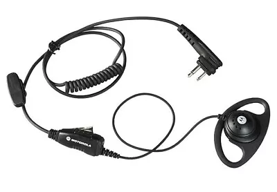 Genuine Motorola #HKLN4599B D-Style Earpiece With In-Line Mic & PTT • $22