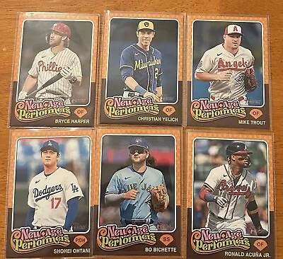 2024 Topps Heritage NEW AGE PERFORMERS Insert - Complete Your Set ~ You Pick! • $1.99