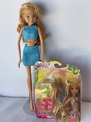 Winx Flora Dressed Doll 2012 + Speedix Fashion Pack NRFP ! • $34.85