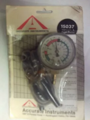 Accurate Instruments Vacuum & Fuel Pump Tester Vintage Automotive Tool NIP • $12.74