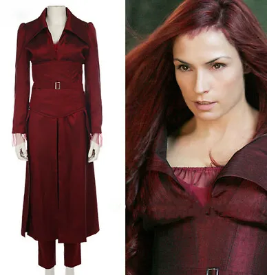 Cool Movie X-Men Dark Phoenix Jean Grey Women Cosplay Costume Red Suit Halloween • $48.45