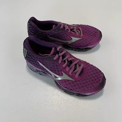 Mizuno Wave Prophecy 4 Running Shoes Purple Pink Women's Size 7.5 • $40