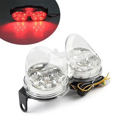 Integrated LED Brake Tail Light Turn Signals For Yamaha YZF R6 YZF-R6 1998-02 • $35.94