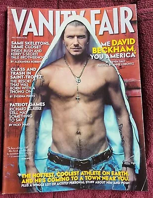 Vanity Fair Magazine July 2004 David Beckham George Bush Barbara Bush B18:748 • $8.76