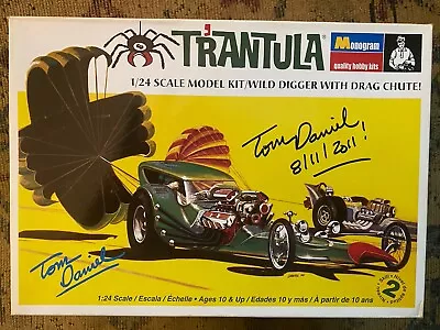 Monogram Tom Daniels AUTOGRAPHED T'RANTULA Model Kit 4298 FACTORY SEALED INSIDE! • $80