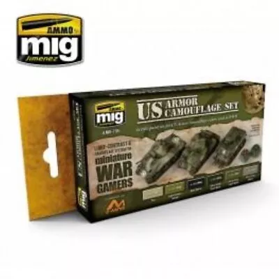 AMMO: Acrylic Paint Set - (Wargames) US Armor Set 7119 WW2 Tanks • £21.22