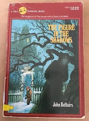 The Figure In The Shadows John Bellairs Vintage Paperback 1975 Book Illus Ex-lib • $10