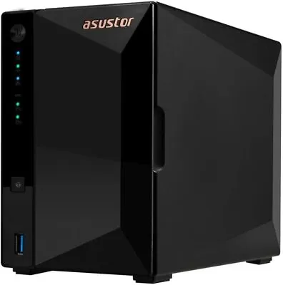 Asustor AS3302T V2 Drivestor 2 Pro Gen2 2 Bay NAS Quad-Core 1.7GHz CPU Diskless • $269