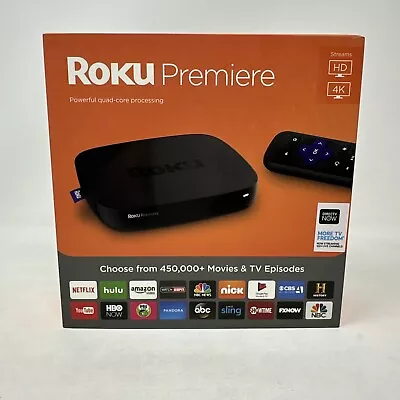 New In Box Roku Premiere (5th Generation) 4K Media Streamer  Player 4620X • $39.95