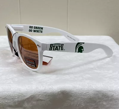 Michigan State University White Sunglasses Maxx HD UV400 High Density Driving • $4.99