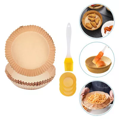 Air Fryer Paper Baking 8 Inch Round Soundproofing Wood • £13.89