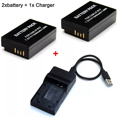 AUS Battery / Charger For Canon EOS M3 M5 M6 77D 200D 750D 760D 800D 8000D 9000D • $21.88