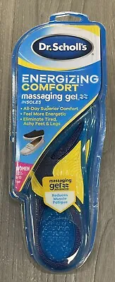 NEW Dr Scholl's ENERGIZING COMFORT MASSAGING GEL INSOLES (Women's 6-10) • $9.95