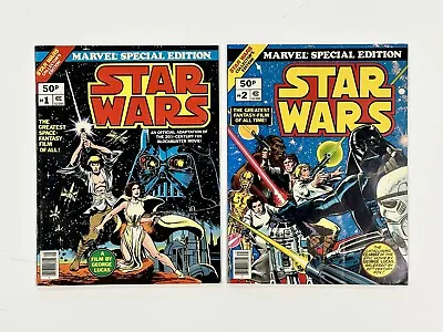 £120 • Buy Marvel Treasury Special Edition Star Wars #1 & #2 Pence VF 1977