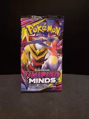 Empty Pokemon S&m Unified Minds Booster Packs Giratina Garchomp Art No Cards • $3.50