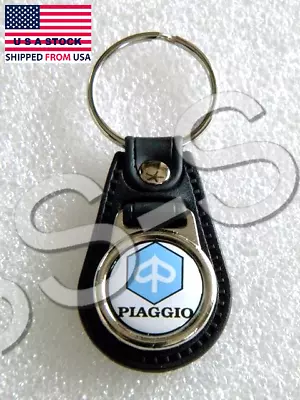 Piaggio Key Fob Ring Scooter Liberty Mp3 Bv350 Fly Chain Vespa Ape Beverly Zip • $12