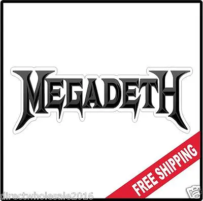 Megadeath Vinyl Wall Logo Decal Sticker Heavy Metal Rock Band 80's Various  • $3.99