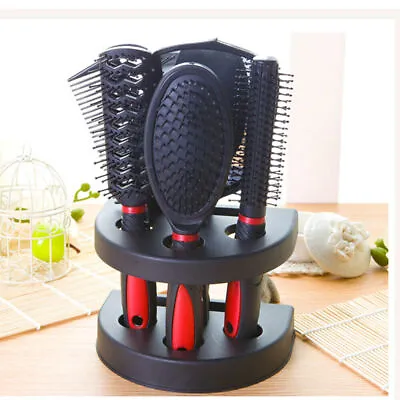 5PCS Salon Hair Brush Hair Styling Comb Set For Women And Men Makeup Tool Set& • £7.41