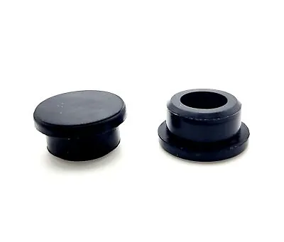 5/8  Rubber Drill Hole Plugs Push In Compression Stem Silicon Covers 3/4  Top OD • $10.79