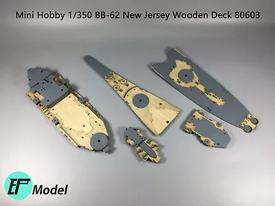 Mini Hobby 1/350 BB-62 New Jersey Wooden Deck 80603 • $23.99
