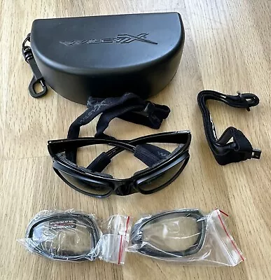 WileyX Z87-2 SG-1 Ballistic Safety Sun Glasses Goggles Clear/Tinted W/Case • $24.95