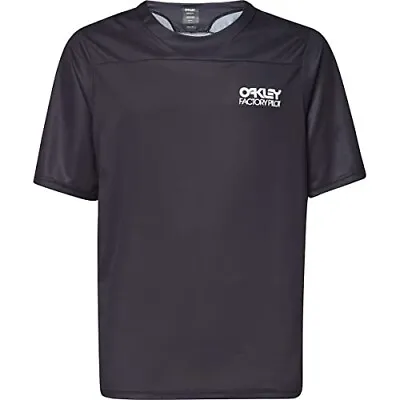 Oakley Mens Factory Pilot Lite MTB Jerey Tee Short Sleeve T-Shirt Black Large • $32