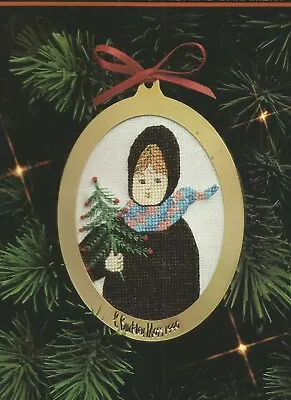 1990 Limited Edition Christmas Ornament Cross Stitch Pattern P Buckley Moss H19 • $12.99