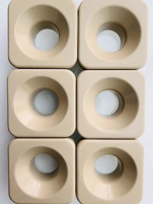 £30 • Buy Vintage Plastic Bakelite Cupboard Door Drawer Pull Handles X 6 Putty Colour VGC
