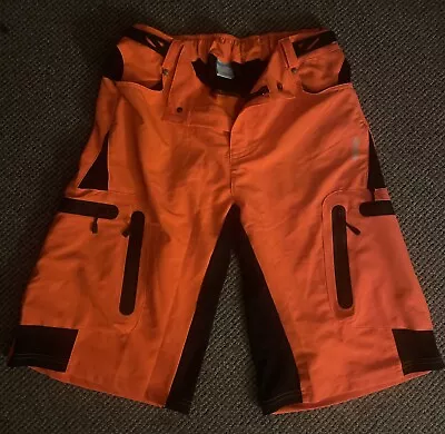 Mens ARSUXEO MTB Mountain Bike Short Bicycle Cycling Riding Shorts Size Large • $22