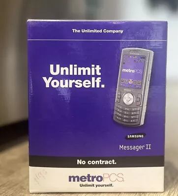 Samsung Messager SCH-R560 Rare Metro PCS Mobile Cell Phone CDMA Messager II NIB! • $34.95