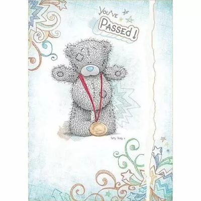 You've Passed Me To You Bear Greeting Card New Gift Success Congratulation • £4.49