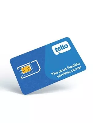 Tello Mobile - Bring Your Own - 3 In 1 GSM SIM Card Kit • $2.93