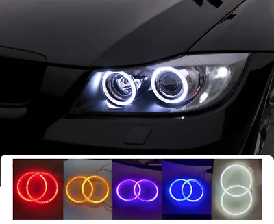 £22.24 • Buy COB LED Headlight Rings Halo Angel Eyes Xenon Universal High Power Bright