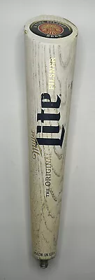 Miller Lite Wooden 11” Beer Keg Tap Handle The Original Pilsner Man Cave Pub • $19.95