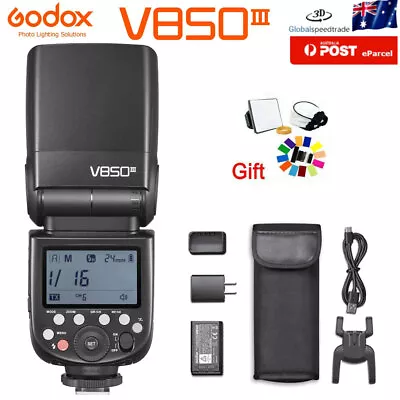 Godox V850III 2.4G 76W On Camera Flash Speedlite For Canon Nikon Sony Olympus • $171