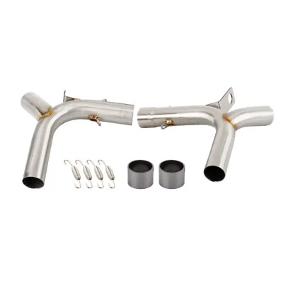 For Triumph Thunderbird 1700 Storm Motorcycle Exhaust Muffler Mid Link Pipe • $111