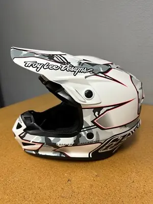 NEW Troy Lee Designs SE4 Poly W/MIPS Motocross Helmet Matte White  All SIzes • $130