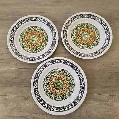 3 X Kathie Winkle / Broadhurst Plates In The Agincourt Pattern • £9.99