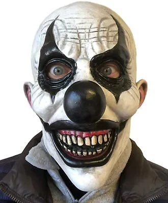 Scary Clown Mask Halloween Latex Bald Head Evil Clowns Horror Costume Masks • £14.97