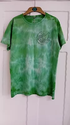 Men's Green Tie-dyed T-shirt Size L • £9