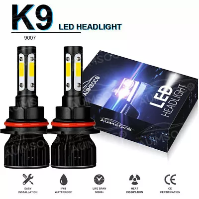 9007 Truck LED Headlight Bulb For 1998-1999 Volvo VN 2000-2003 VNL 2000-2017 VNM • $24.99