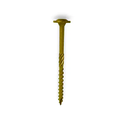 WAFER HEAD LANDSCAPE WOOD TIMBER FIX SCREWS SLEEPER DECKING JOINING 6.0 X 90mm • £0.99