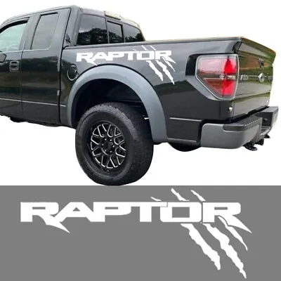 2PCS Truck Bed Vinyl Graphics Side Decal Stickers For Ford F150 Ranger Raptor • $17.94