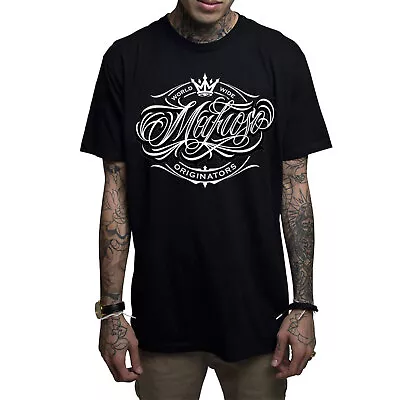 Mafioso Men's Worldwide Black Short Sleeve T Shirt Clothing Apparel Tattoo Sk... • $26.24